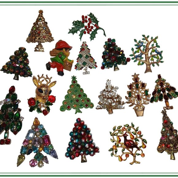 Collection of Vintage Rhinestone Jewelry - Picture 1 of 8